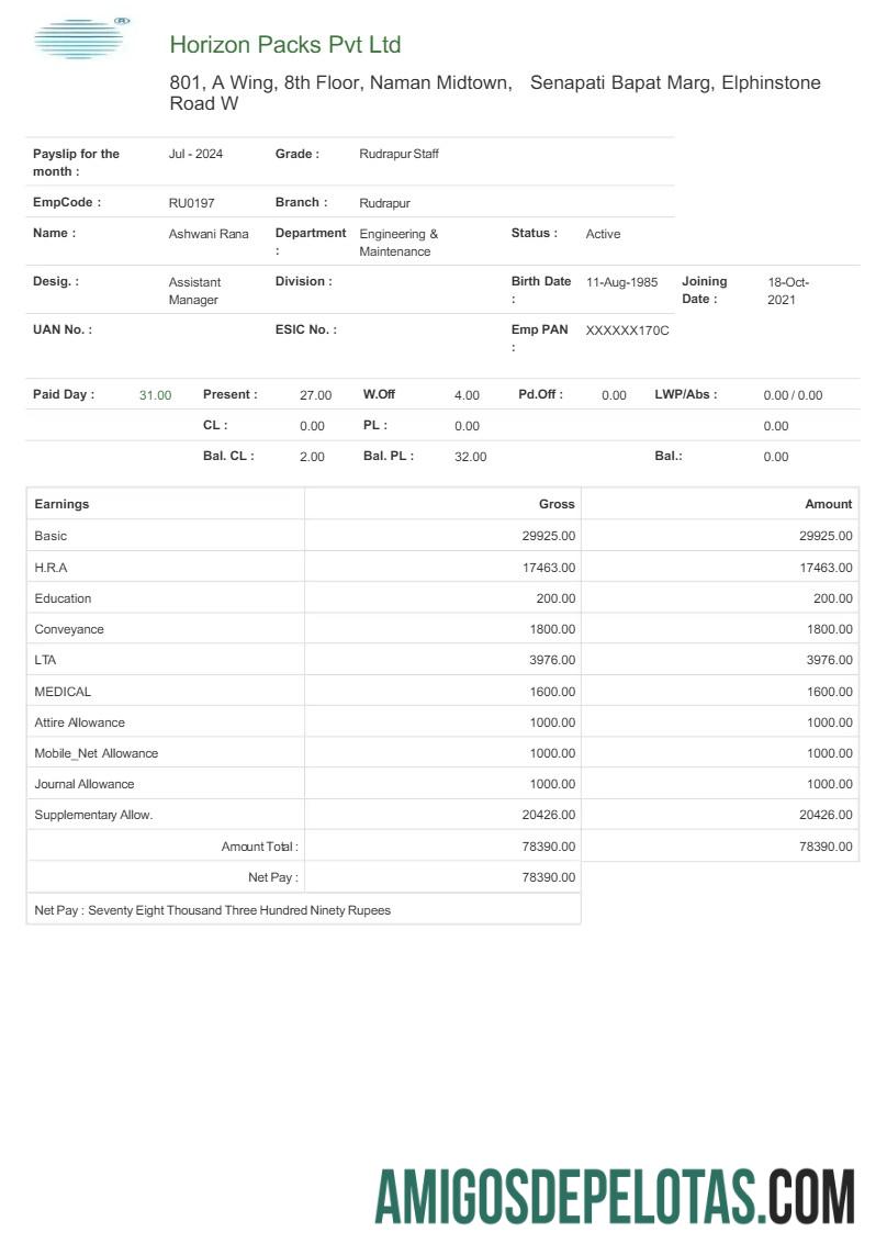 Realista Horizon Packs Modelo de recibo de pagamento em formatos Word e PDF.pdf, 1